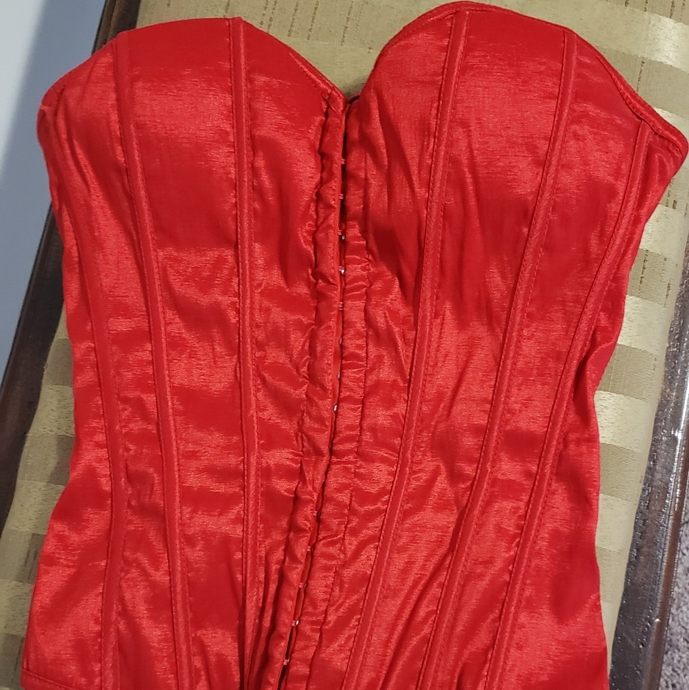 Satin like Corset size small